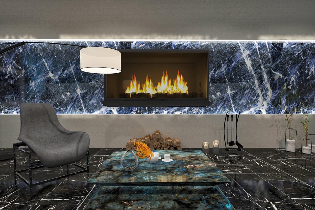 Blue Sodalite Marble