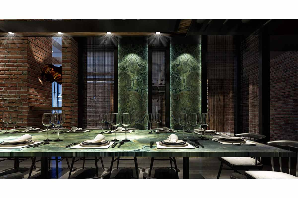 Explosion Green Marble