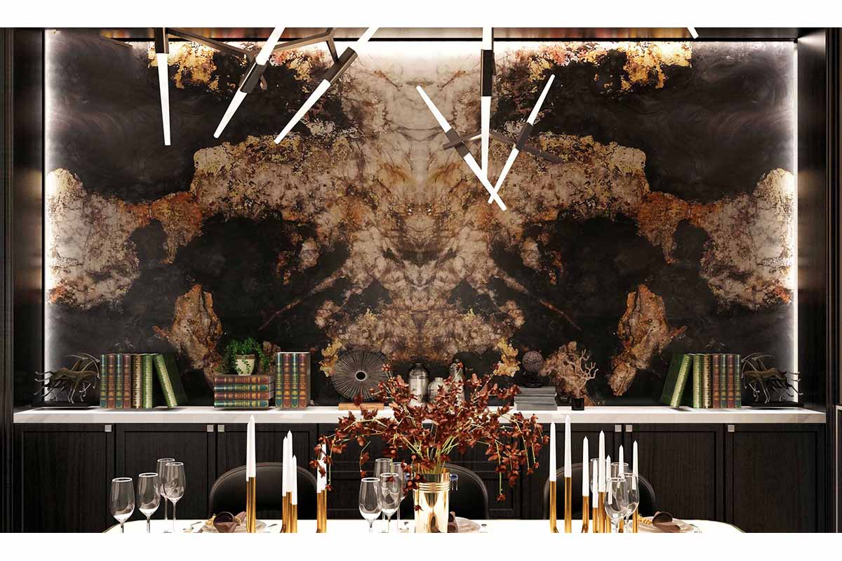 Golden Meteor Marble