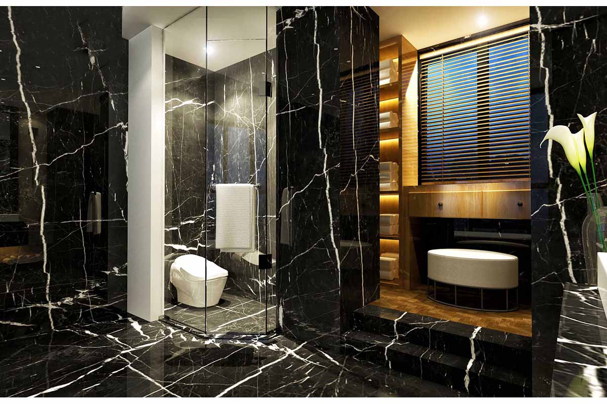 Nero Marquina(CHINA) Marble