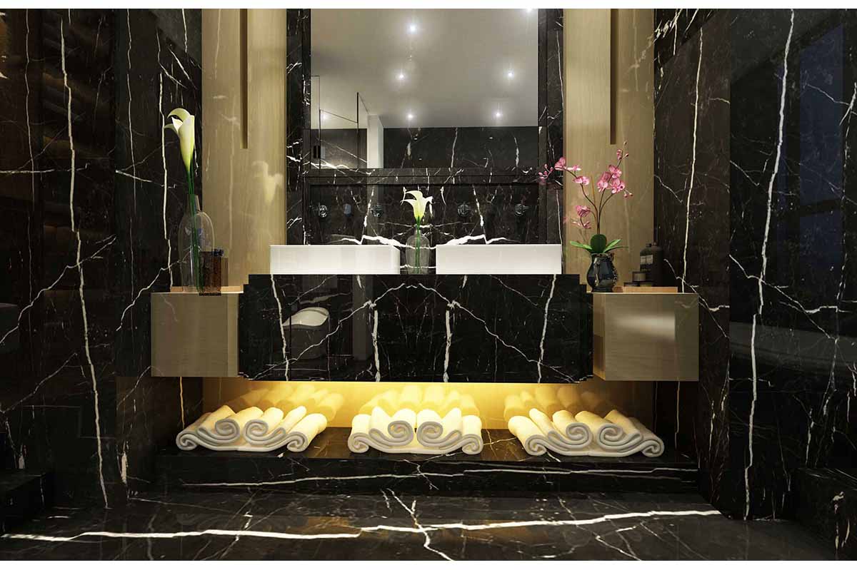 Nero Marquina(CHINA) Marble